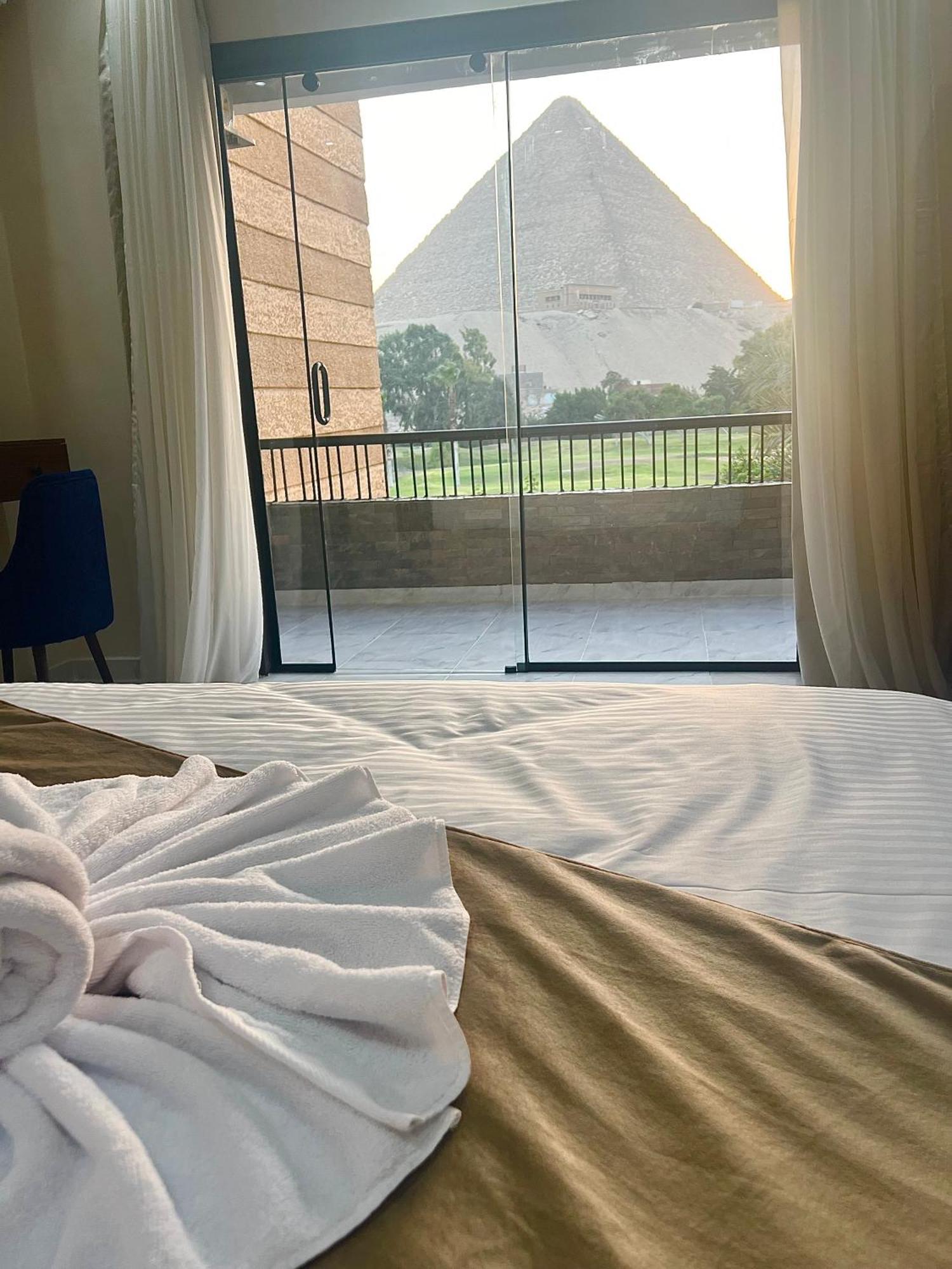New Glamour Pyramids Hotel Kafrat al Jabal Bagian luar foto