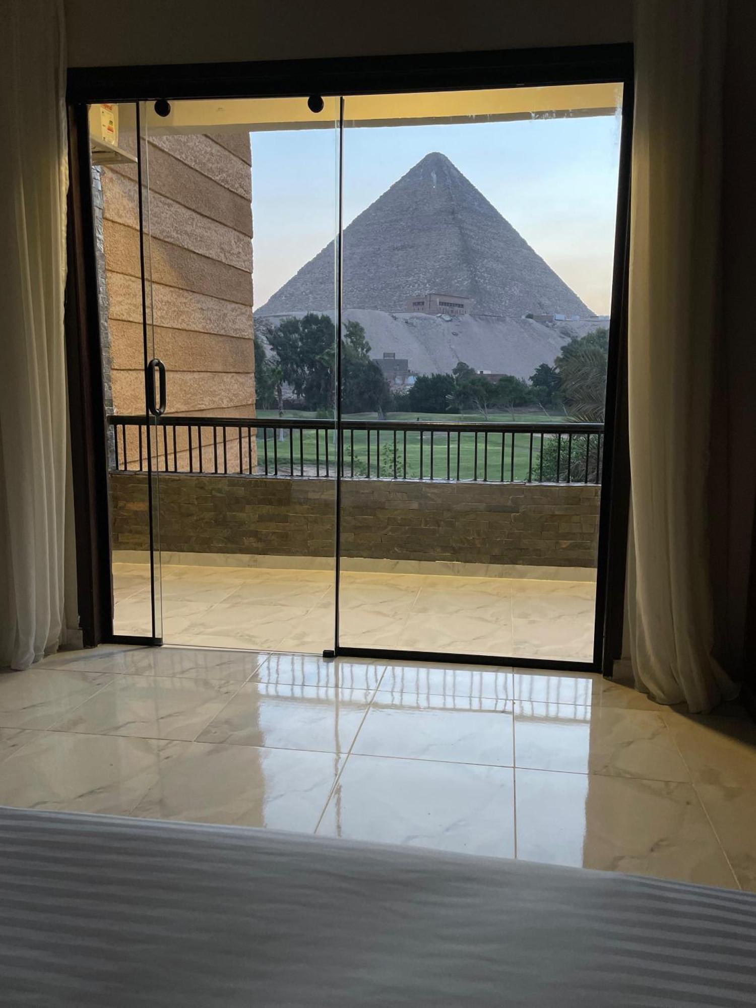 New Glamour Pyramids Hotel Kafrat al Jabal Bagian luar foto